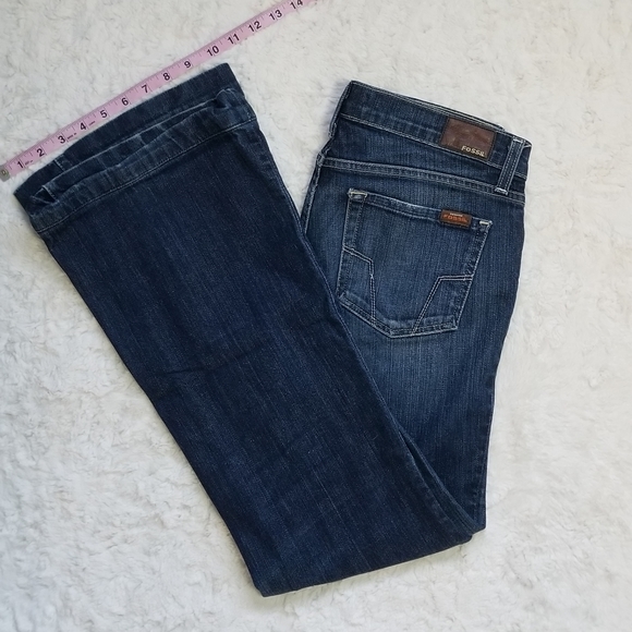 FOSSIL flare jeans dark wash - Picture 3 of 6